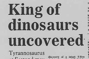 King of dinosaurs uncovered
