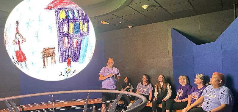 Snow Globes On A Sphere