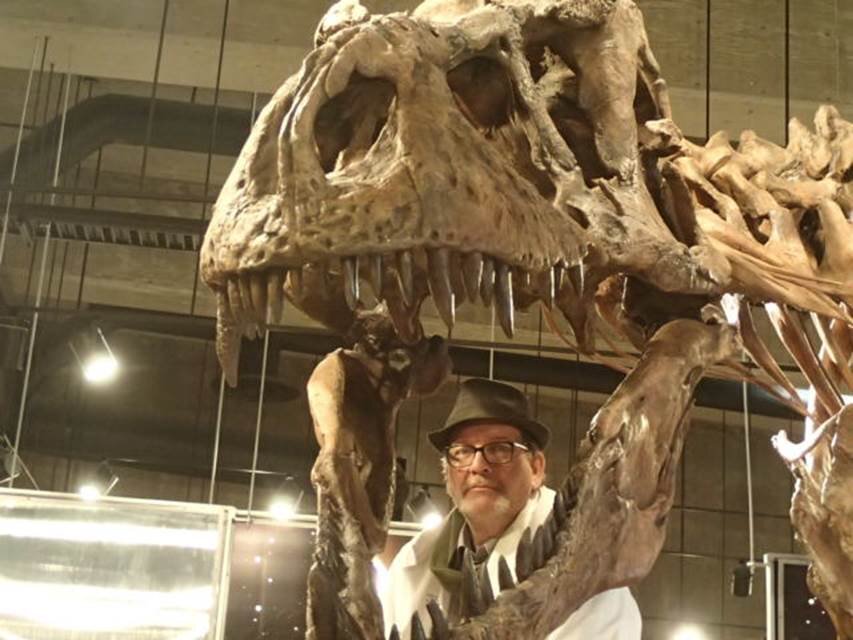 Tim and Scotty the T.rex